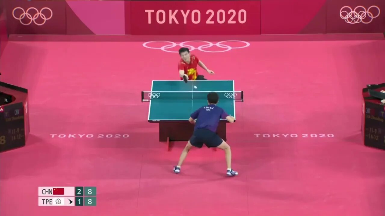 Fan Zhendong vs Lin Yun Ju SF Tokyo 2020 Olympic Highlights 1