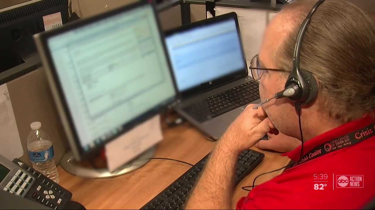 Spike in calls to Crisis Center due to COVID-19