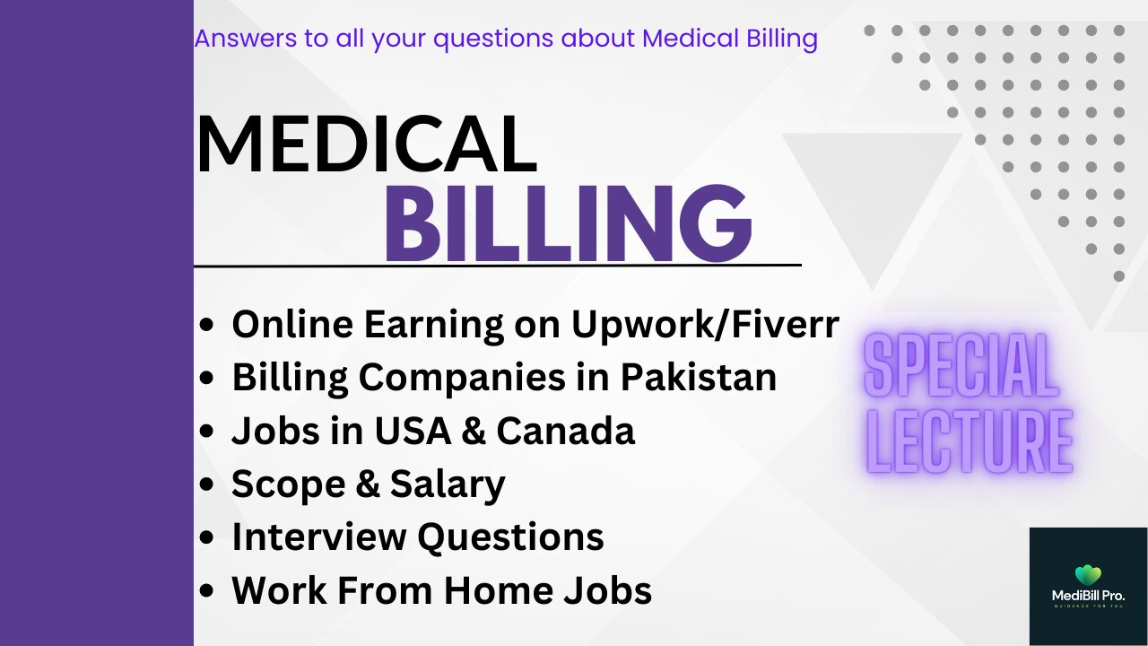 Medical Billing & Coding Basic Course | Lecture 6 | Online Earning on Upwork & Fiverr | Jobs Hunting