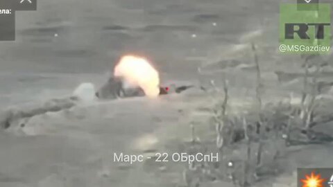 Nasty Thermobaric Hit Inside Live Ukro-Trench
