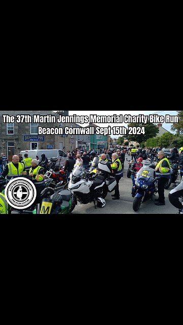 Charity Motorcycle Run x 1500 Bikers, Cornwall UK