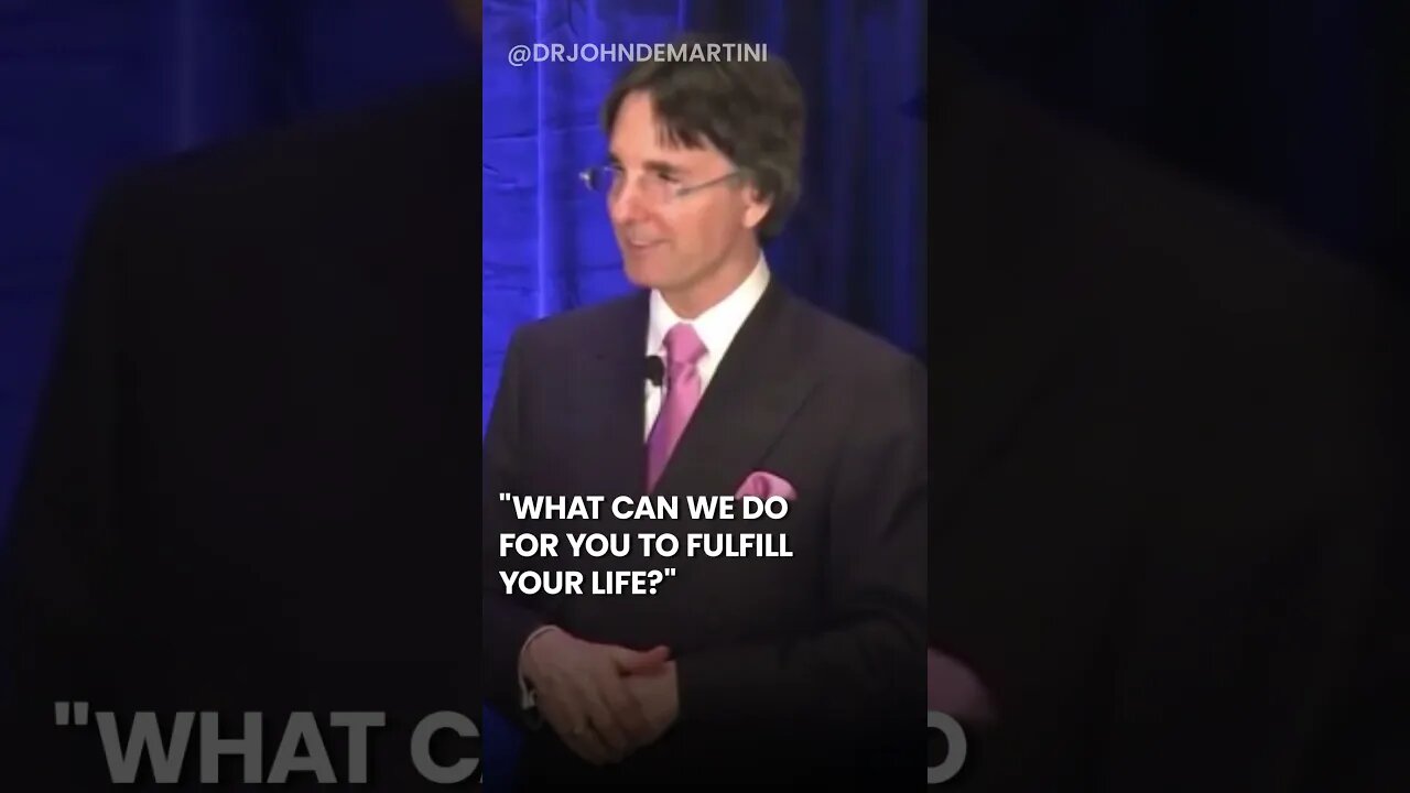 Your Fulfillment is Up to You | Dr John Demartini #shorts