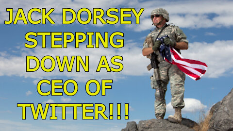 JACK DORSEY STEPPING DOWN AS CEO OF TWITTER!!