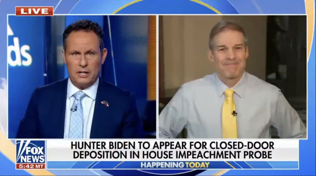 Chairman Jordan on Upcoming Hunter Biden Deposition