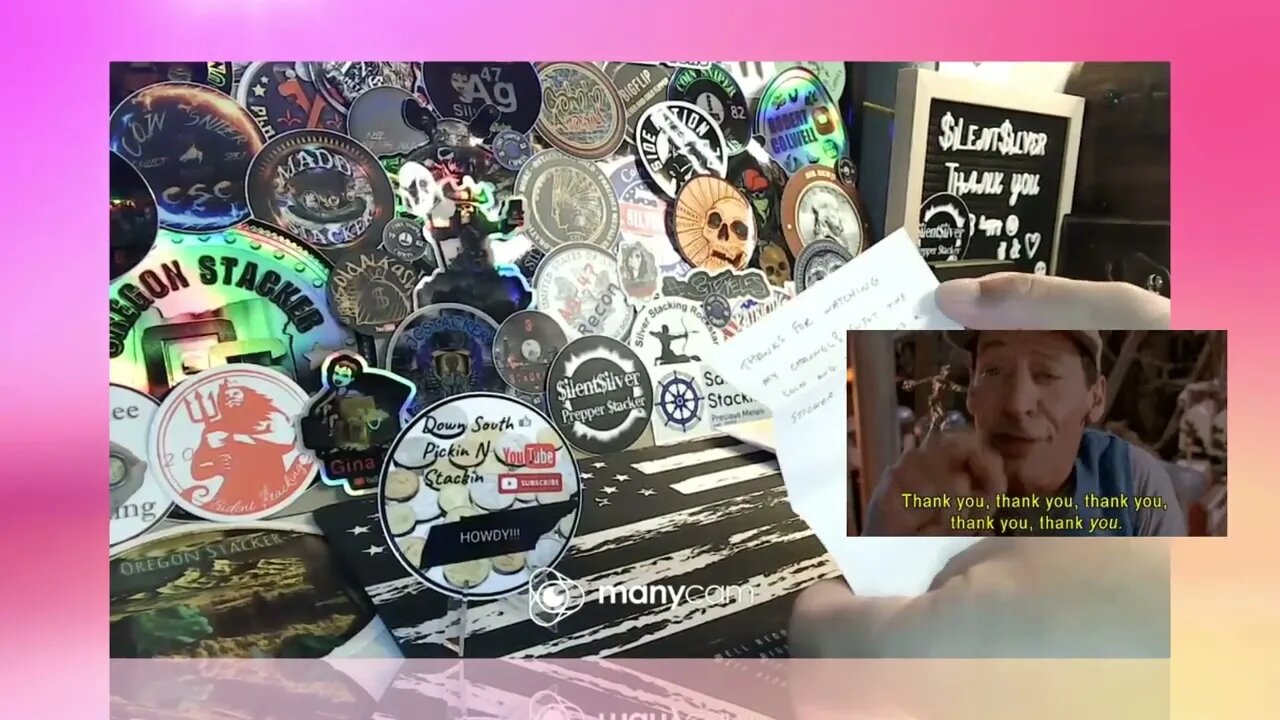 MAIL CALL MONDAY (MCM) vid3 @DownSouthPickinnStackin #halfdollars #silver #sticker