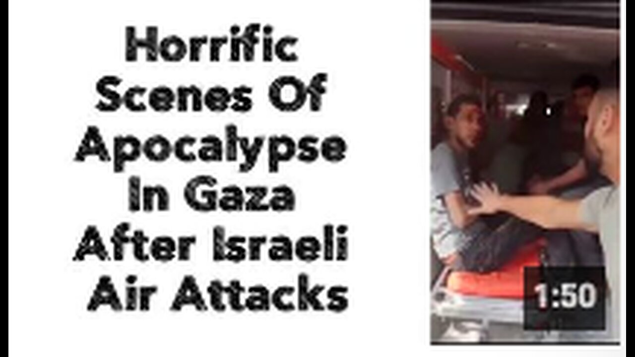 Horrific Scenes Of Apocalypse In Gaza After Israeli Air Attacks