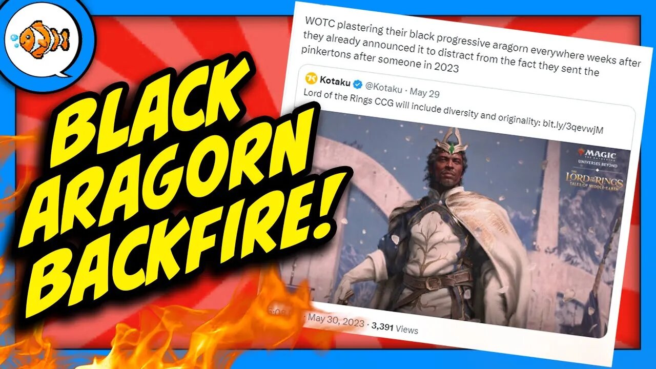 Black Aragorn BACKFIRES! WotC Fans Still FURIOUS About the Pinkertons!