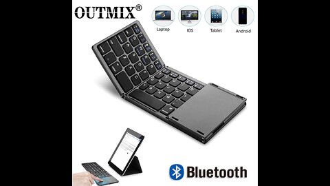 Foldable Wireless Bluetooth Keyboard