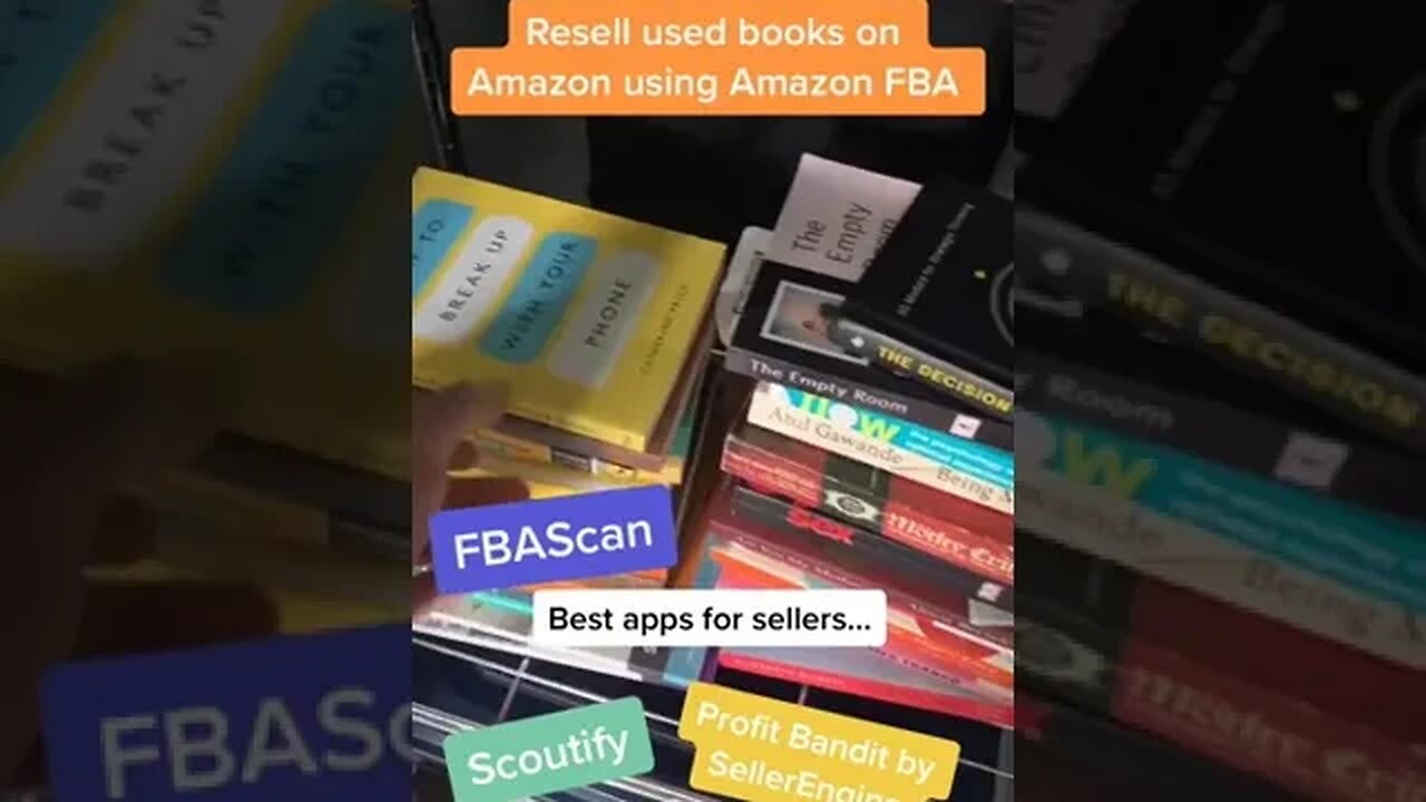 Sell used and discount books on Amazon // Hack Finance Series