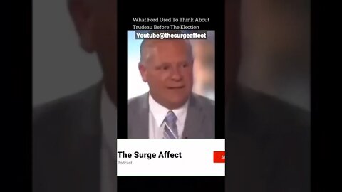 Doug Ford is honest about Trudeau.