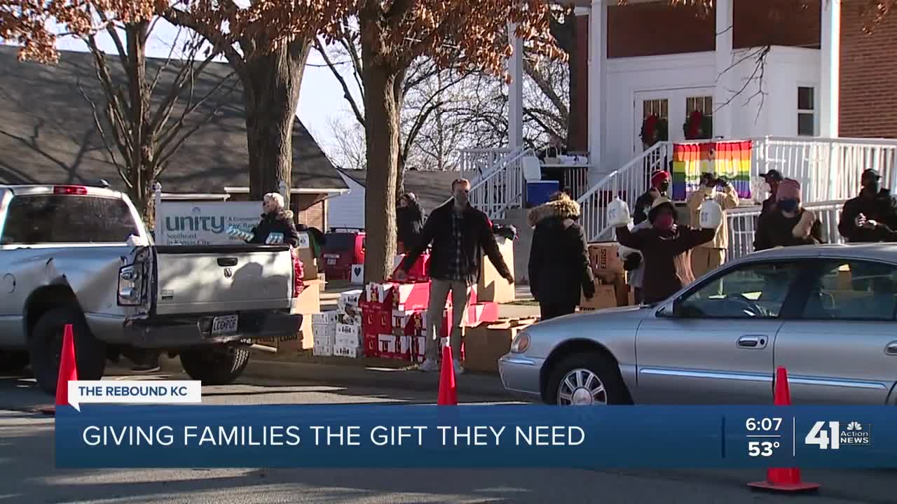 Harvesters, community organizations feed 300 families with food drive-thru