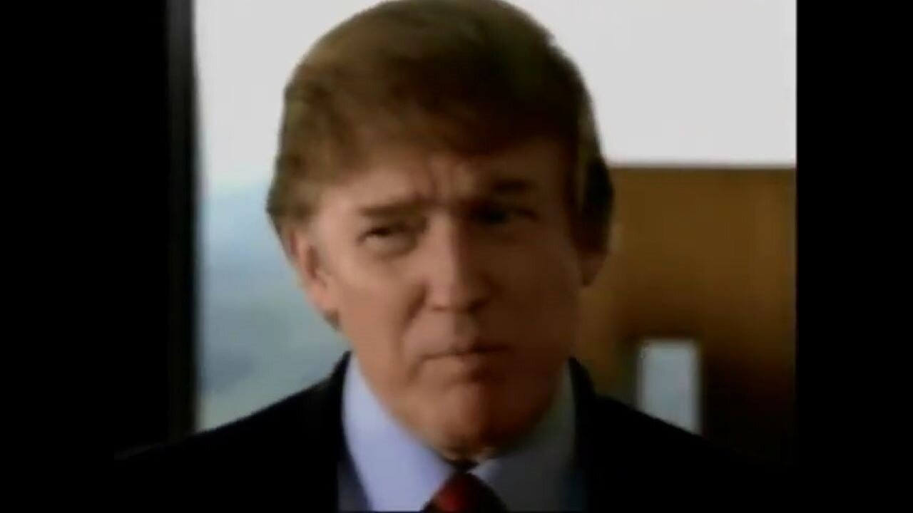 Donald Trump In The 80's, At An Old Job