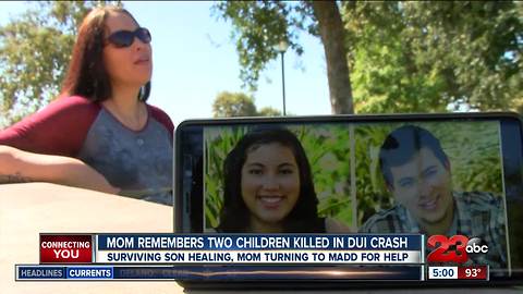 Mom remembers two children killed in DUI crash