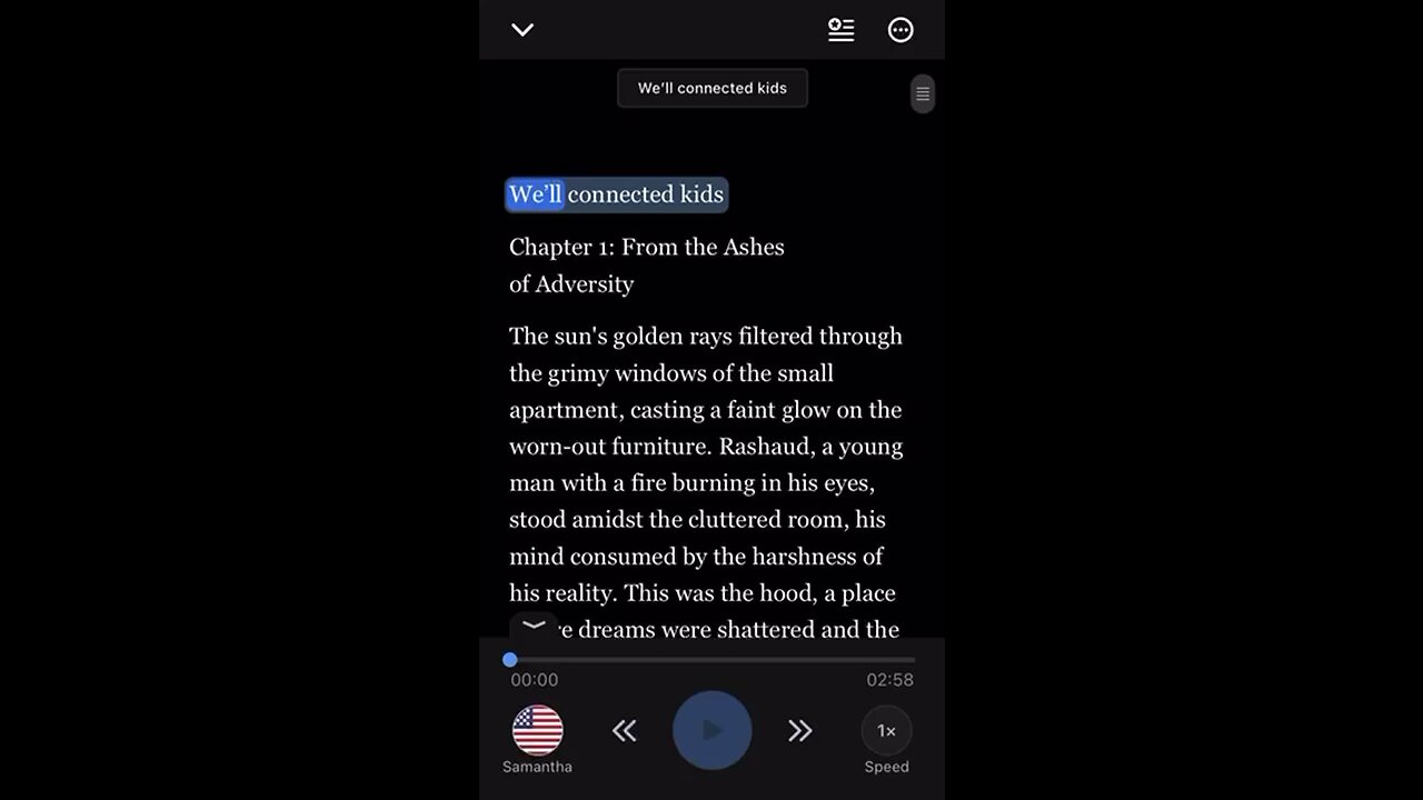Well connected kids 🦋 first chapter snippet