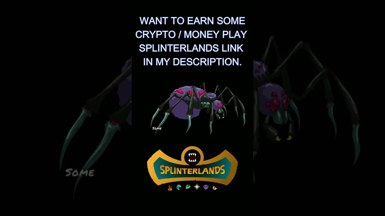 HAUNTED SPIDER SPLINTERLANDS.