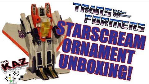 2018 Hallmark Keepsake Starscream Ornament Unboxing