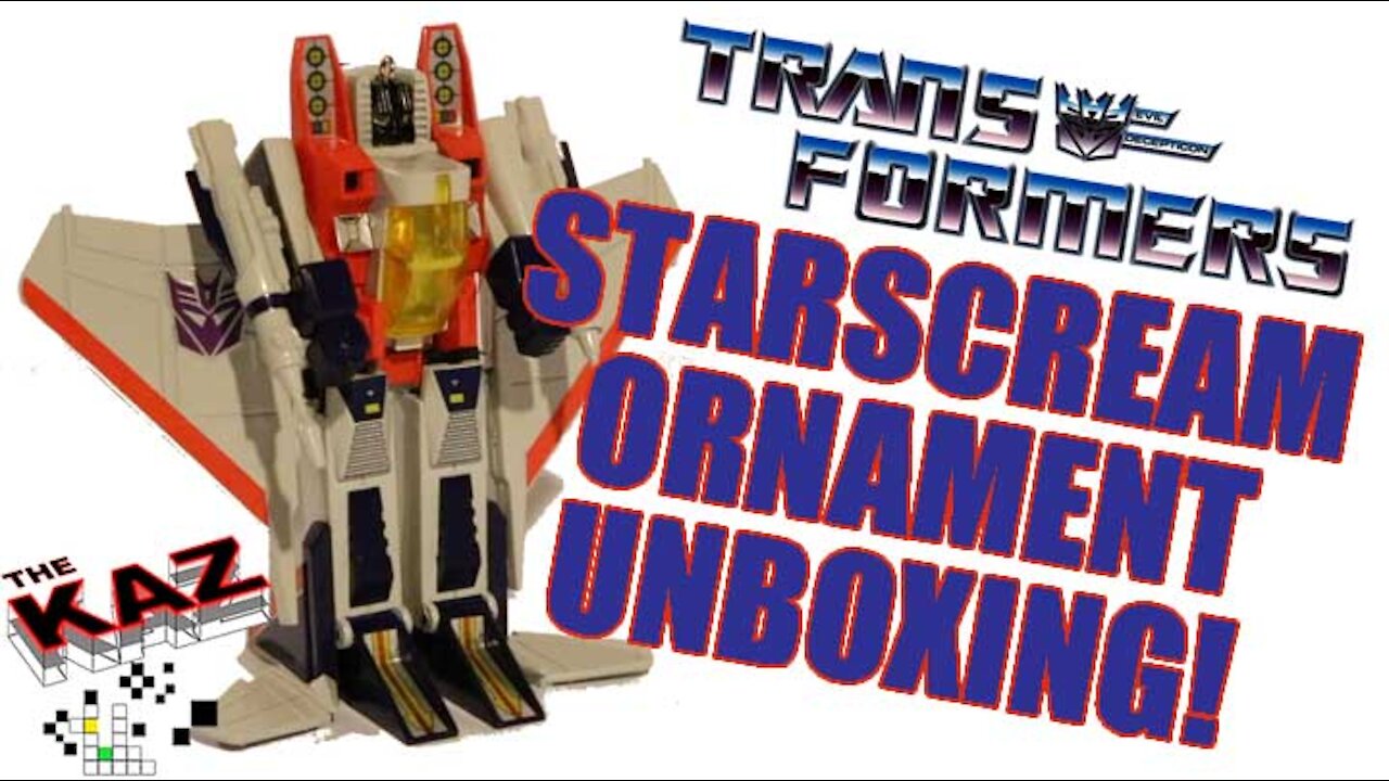 2018 Hallmark Keepsake Starscream Ornament Unboxing