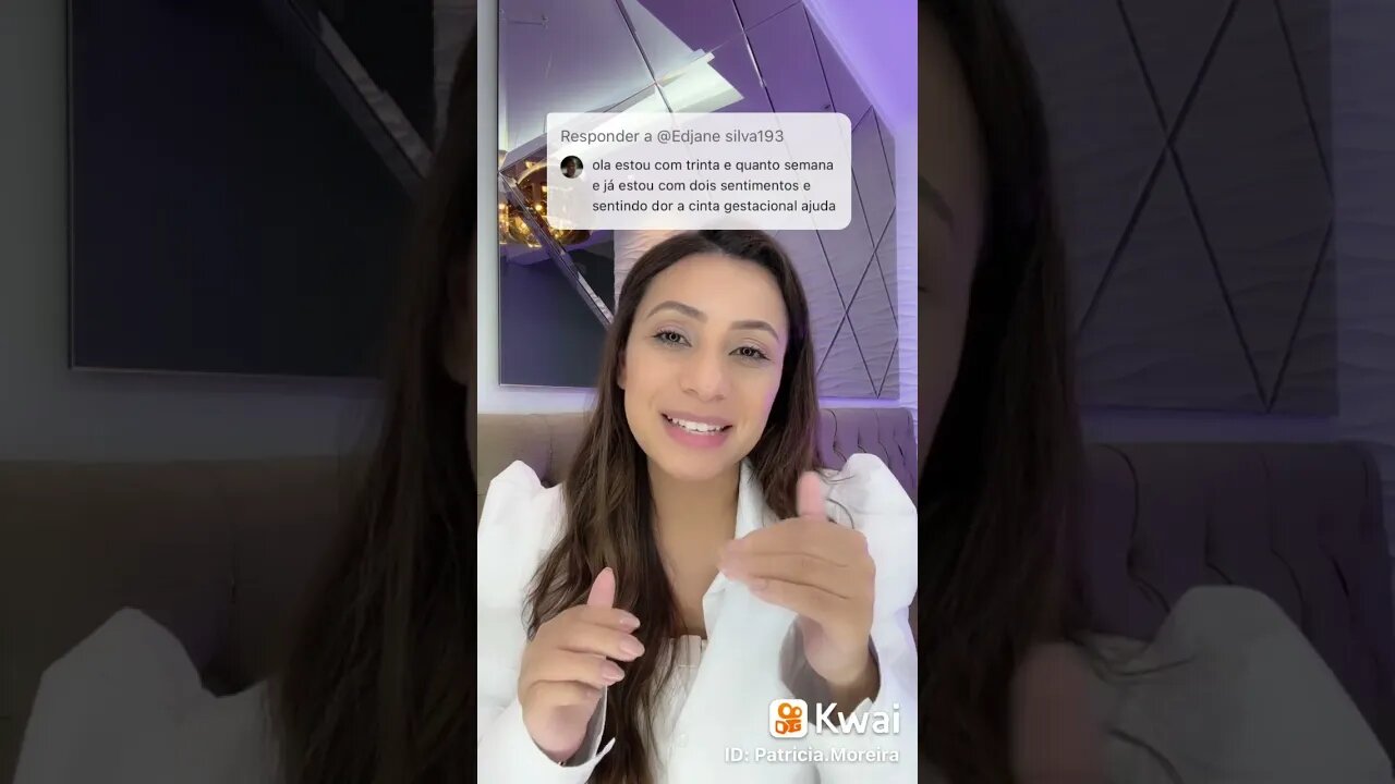 Dor no pé da barriga, cinta gestacional ajuda