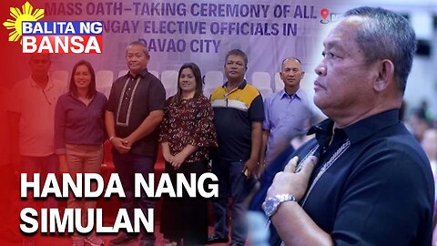 Punong Brgy. ng Tamayong, handa nang simulan ang mga proyekto