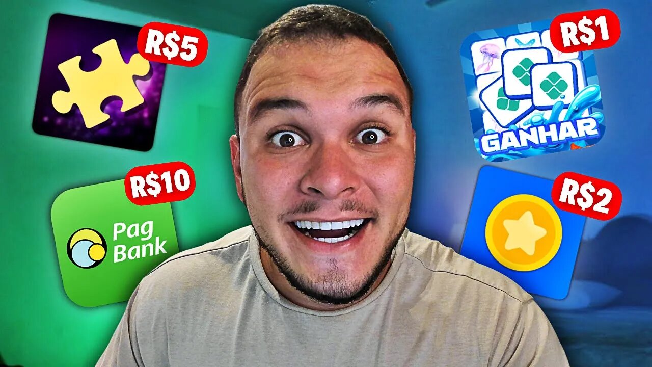 [R$8,00 VÁRIAS VEZES] 3 APPS de JOGOS que PAGAM NA HORA via PAGBANK DE GRAÇA 2023