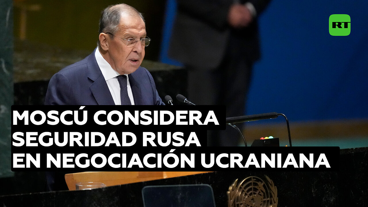 Lavrov: Estamos dispuestos a negociar con Kiev teniendo en cuenta la realidad sobre el terreno