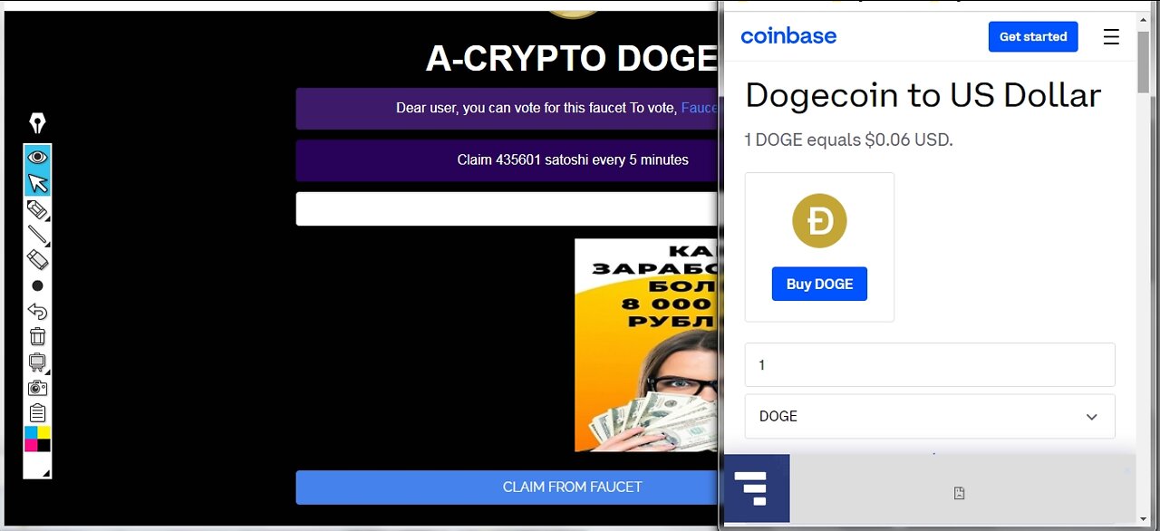 How To Earn Free Dogecoin Every 5 Minutes At ARUBLE A CRYPTO DOGE Instant Withdraw At FaucetPay