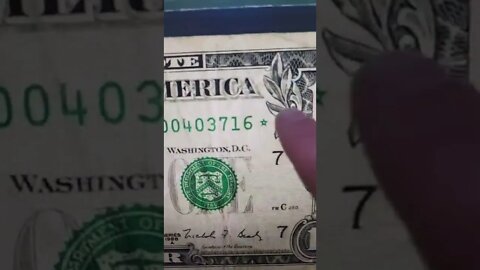 Starnote Dollar Bill Value! #shorts #money