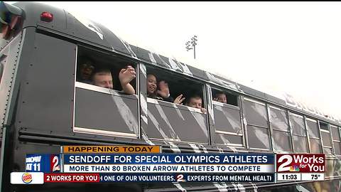 Broken Arrow athletes are off to compete in Special Olympics Oklahoma summer games