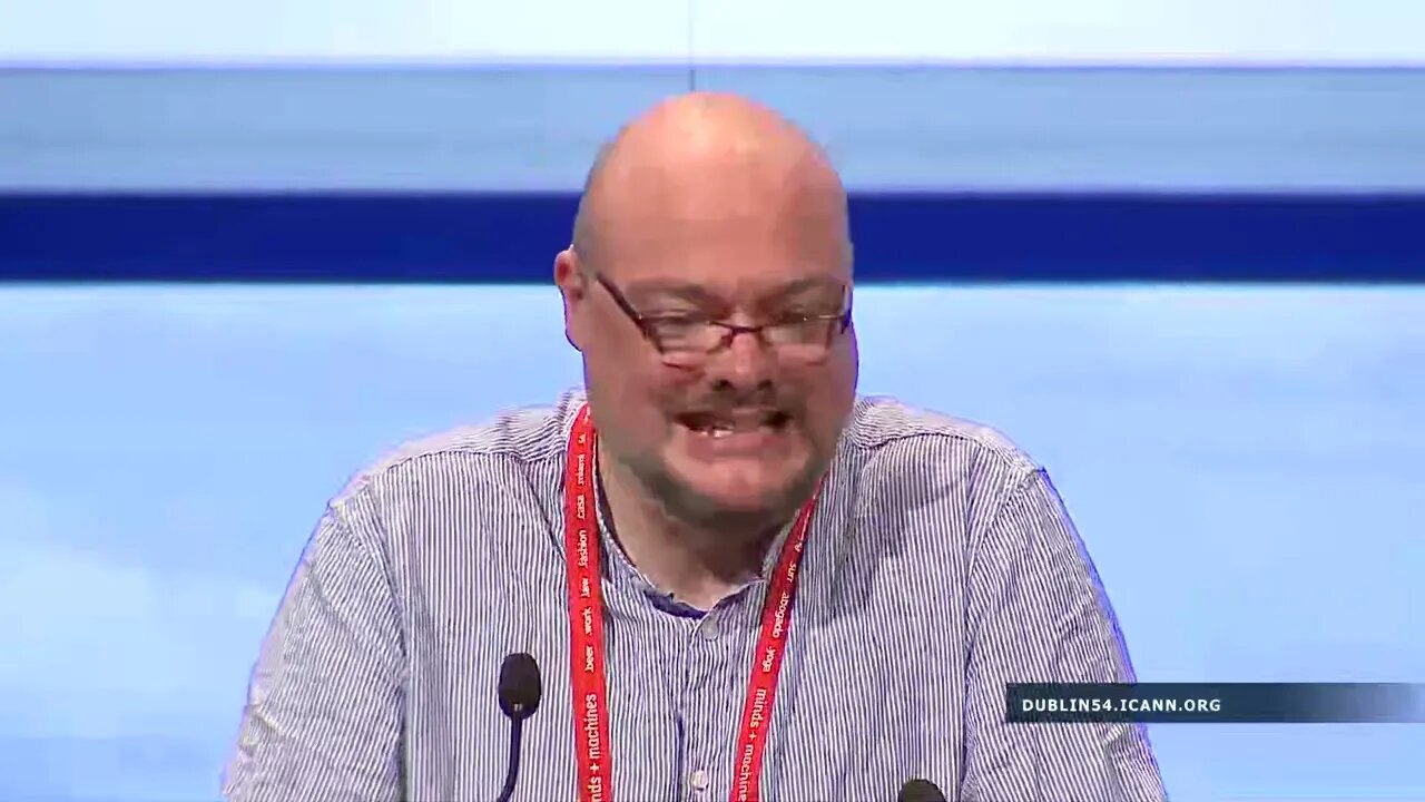 ICANN54 Welcome Ceremony Niall Murphy, INEX