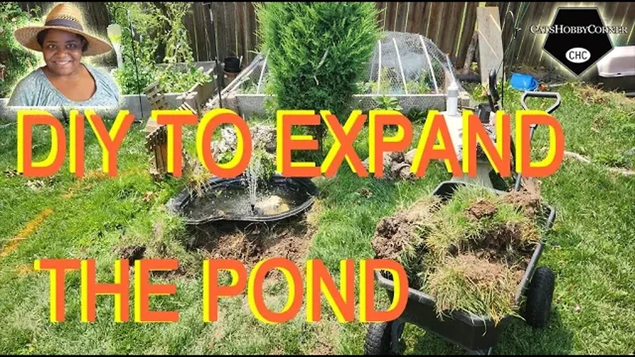 #diy To Expand The #garden Pond #installation - #catshobbycorner