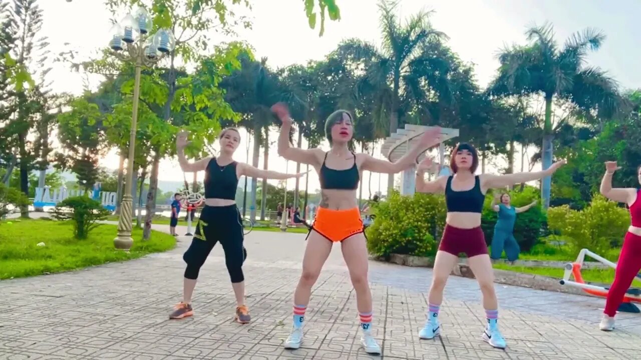 20 Phút Tập Aerobic Giảm Mỡ Bụng Eo Thon Thể dục sáng | chang aerobic