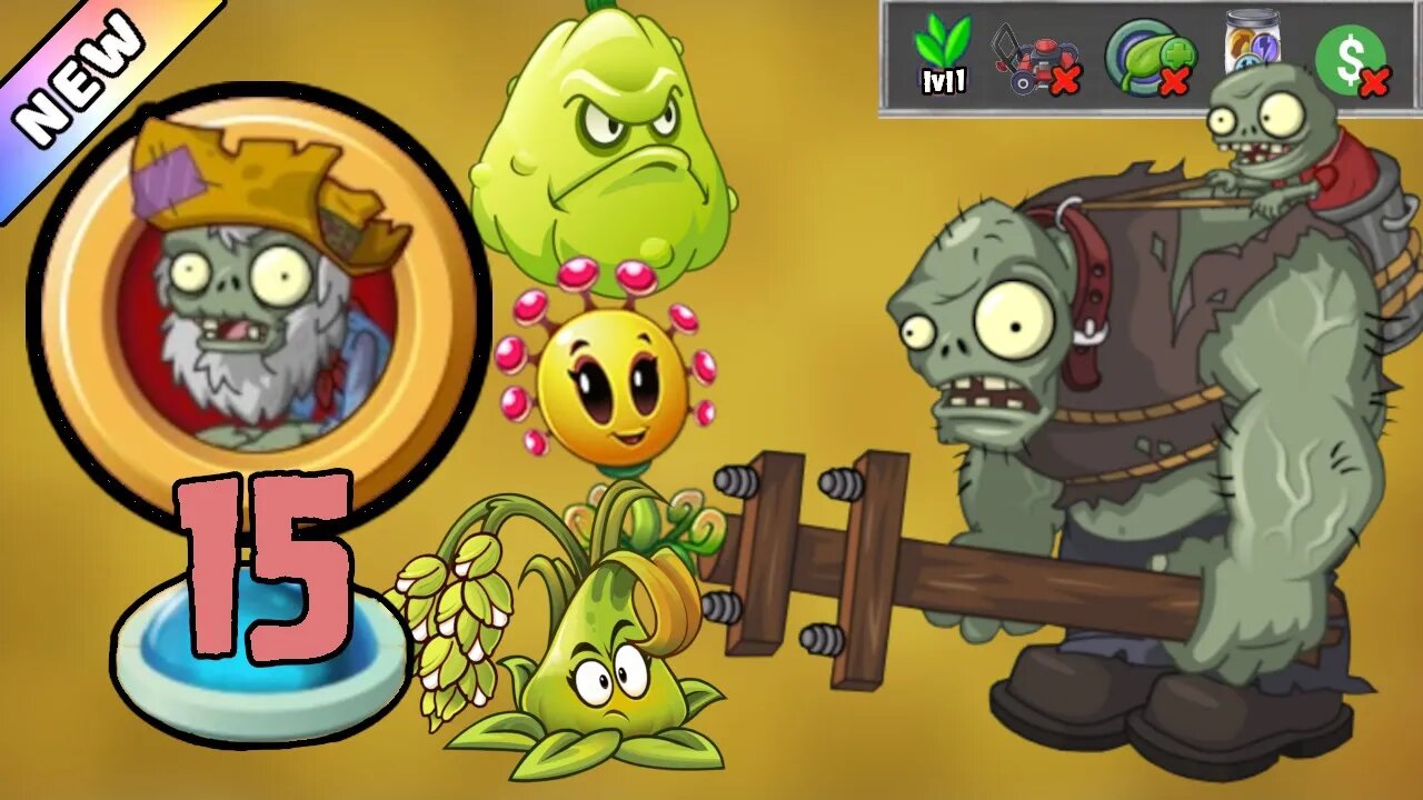 Plants vs Zombies 2 - Harvest Festival 2023 Level 15 [Plants Lvl 1 & No Premium] + DOWNLOAD