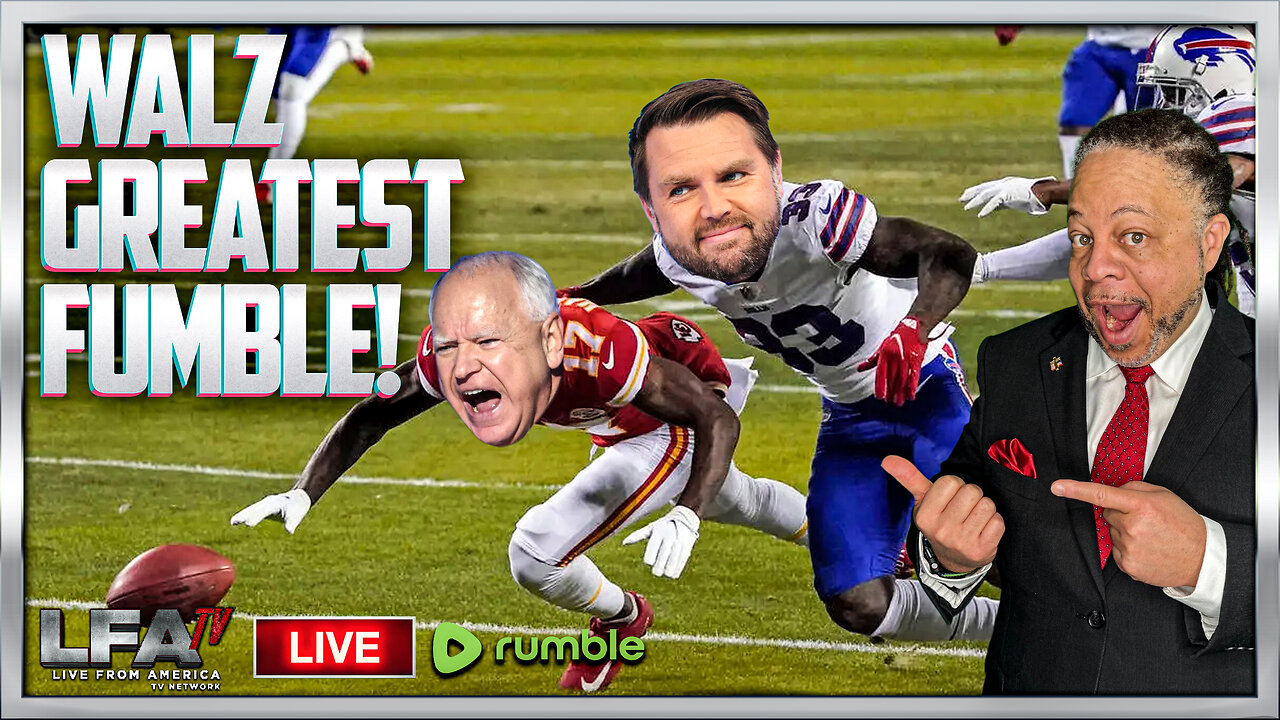 TIM WALZ GREATEST FUMBLE | CULTURE WARS 10.2.24 6pm EST