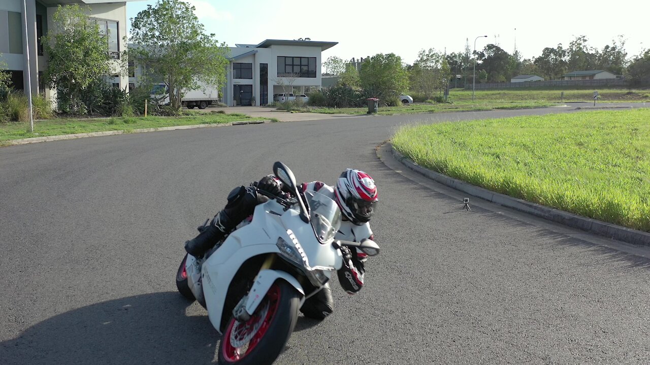 Drone clip of Ducati SupersportS