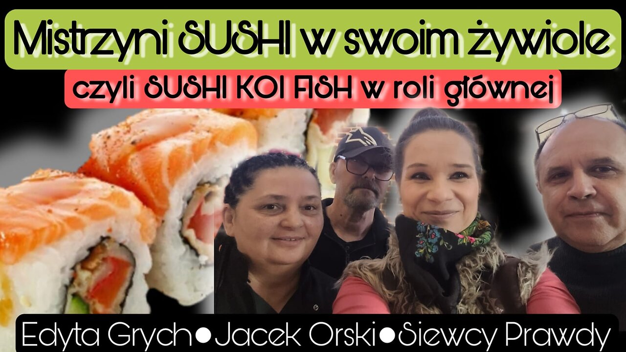 Mistrzyni SUSHI w swoim żywiole czyli SUSHI KOI FISH