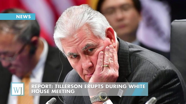 Report: Tillerson Erupts During White House Meeting