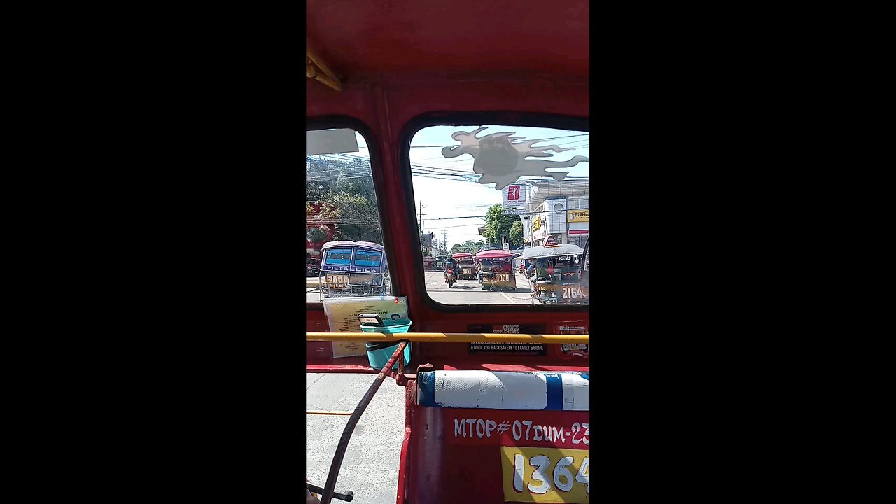 Riding a Pedicab in the Philippines