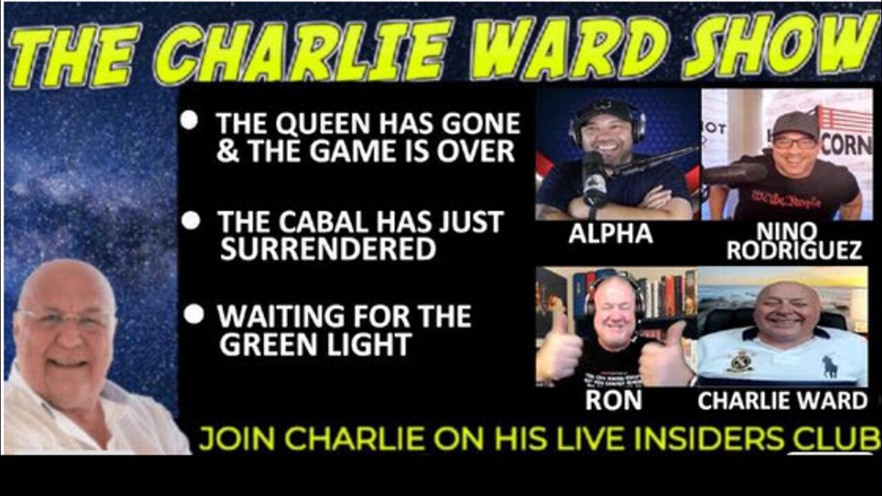 THE QUEEN HAS GONE AND THE GAME IS OVER, WITH NINO RODRIGUEZ, ALPHA, RON & CHARLIE WARD