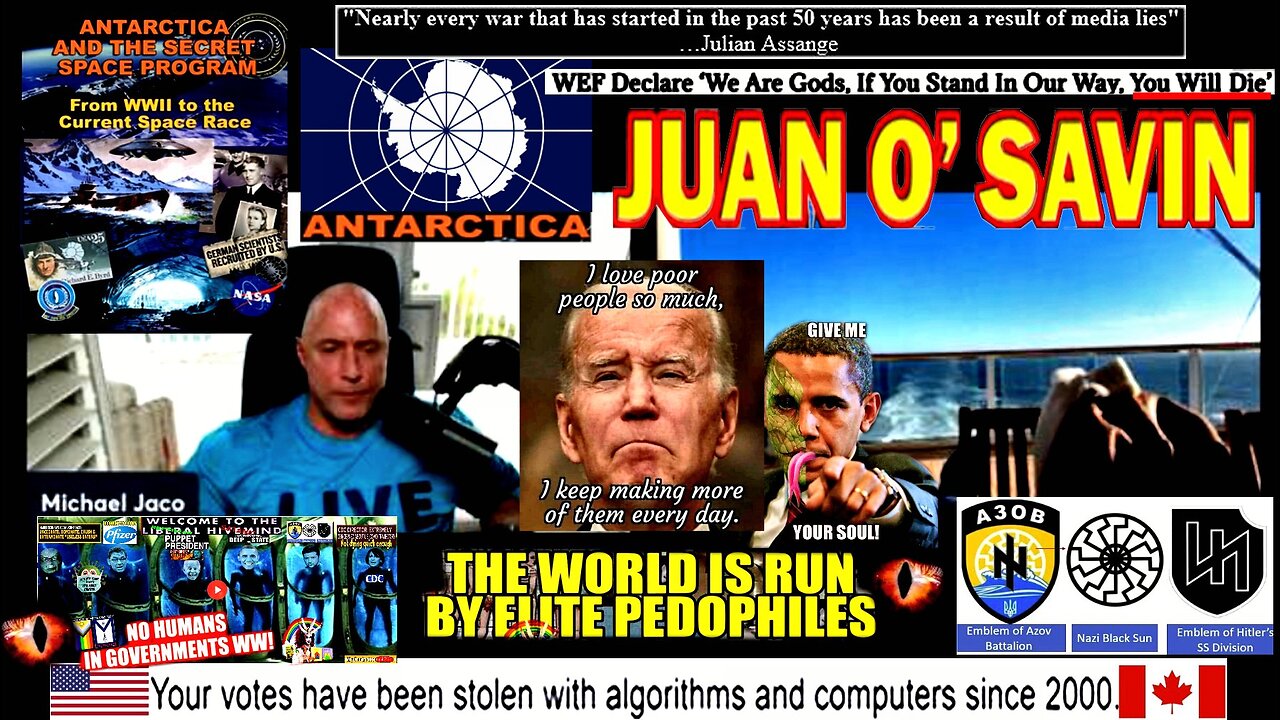 Micheal Jaco w/ Juan O Savin- Best Reveal Ever!!! (Antarctica) - related info & links in description