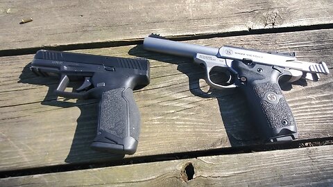 Taurus TX22 vs Smith and Wesson Victory.