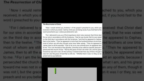 Response to the Gospel