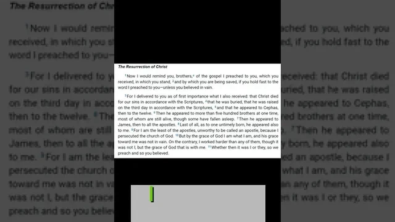 Response to the Gospel