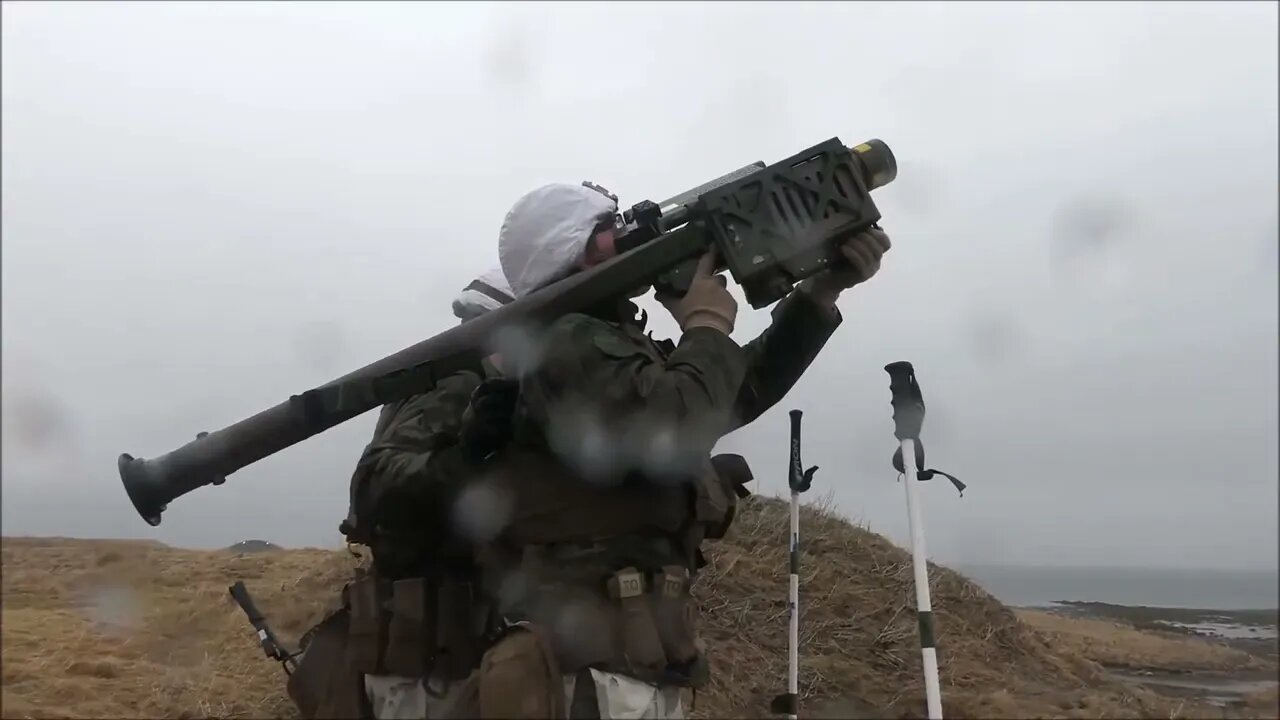 Marines fire Stinger Missiles in Norway #Shorts