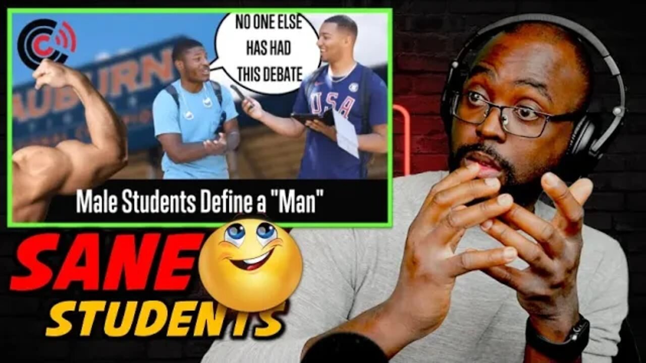 Male Students Define a "Man" WHAT IS A MAN? [Pastor Reaction]