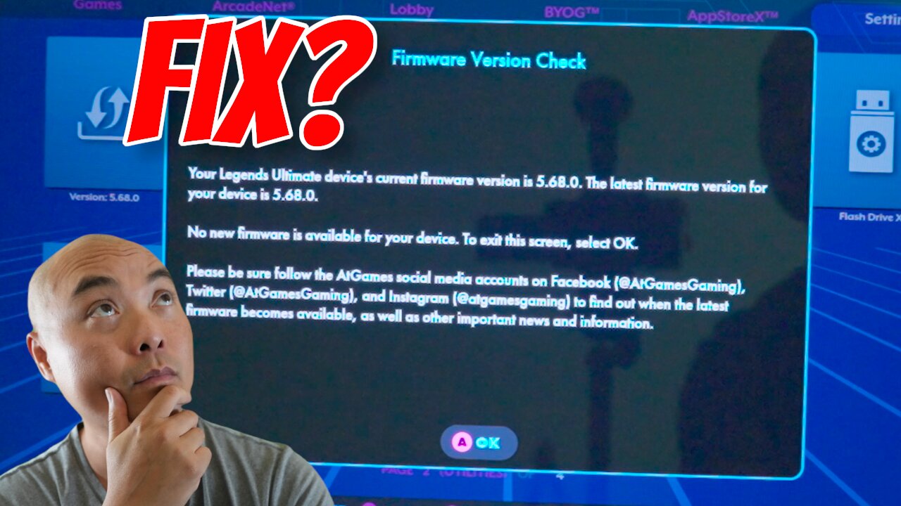 One Sauce Firmware FIX For Legends Ultimate Arcade? 🤯