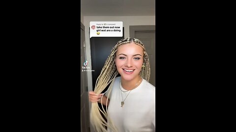 Never seen braids with a smiddle part