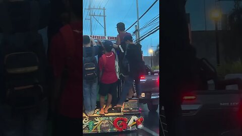 Jeepney Hanging on Back #shorts #short #shortvideo #shortsvideo #philippines
