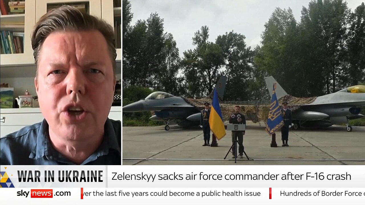 SKY NEWS: Ukrainian MP on ´friendly fire´ destruction of F-16