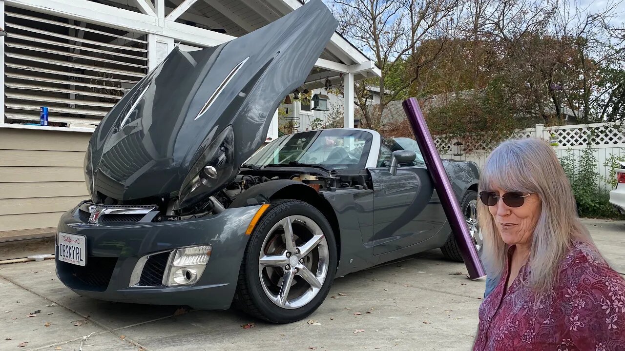 Wrapping Her DREAM CAR....Turbo Saturn Sky Redline!