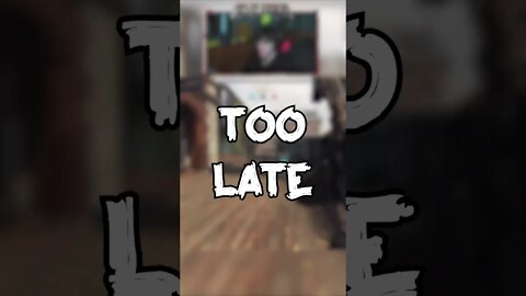 little late for that